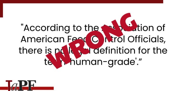 Purina’s Definition of Human Grade, and the Real Legal Definition – Truth about Pet Food