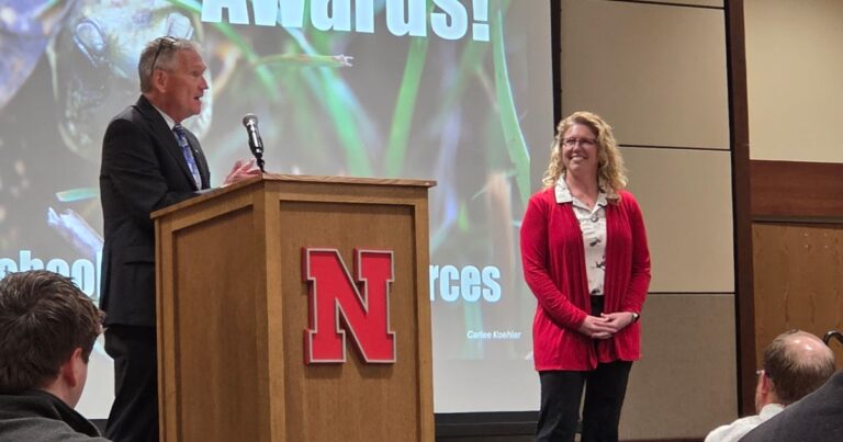 Kristal Stoner Named Recipient of the Harold L. Wiegers Nebraska Outstanding Conservation Award