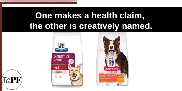 When Does The Name Cross the Health Claim Line? – Truth about Pet Food