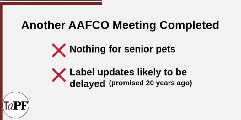 Details from the August 2026 AAFCO Meeting – Truth about Pet Food