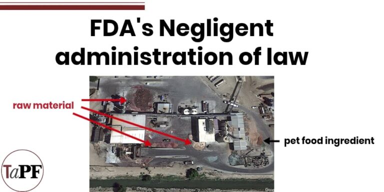 FDA’s Programmatic Mismanagement Evidenced to Government Accountability Office – Truth about Pet Food